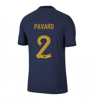 Frankrig Benjamin Pavard #2 Hjemmebanetrøje VM 2022 Kort ærmer